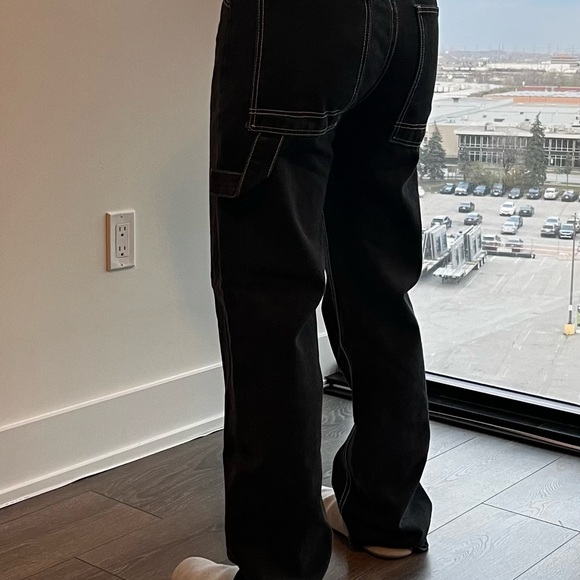 Black Jeans with white stitching - Picture 2 of 5